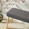 Dekorationstyg Jacquard Blad – antracit,  thumbnail number 6
