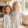 Jacquard Jersey glitterhjärtan | Poppy Fabrics – natur/guldmetallic,  thumbnail number 5