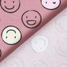 Bomullsjersey självlysande smileys – gammalt rosa,  thumbnail number 6