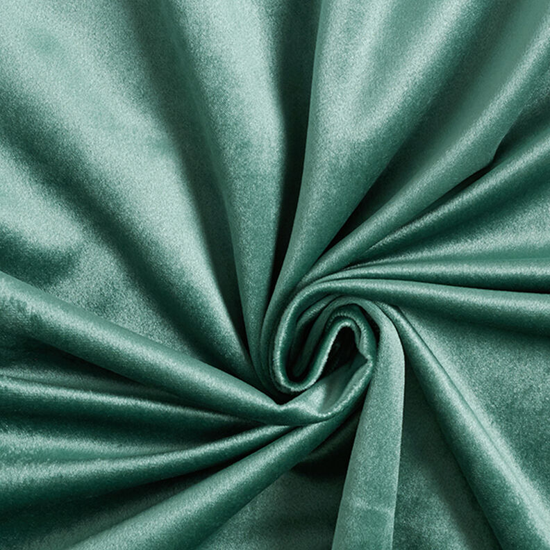 Dekorationstyg Sammet – grön,  image number 1