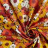 Viskostyg Sommarblommor – solgult/svart,  thumbnail number 3