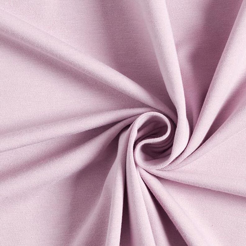 Bomullsjersey Medium Uni – gammalt rosa,  image number 1