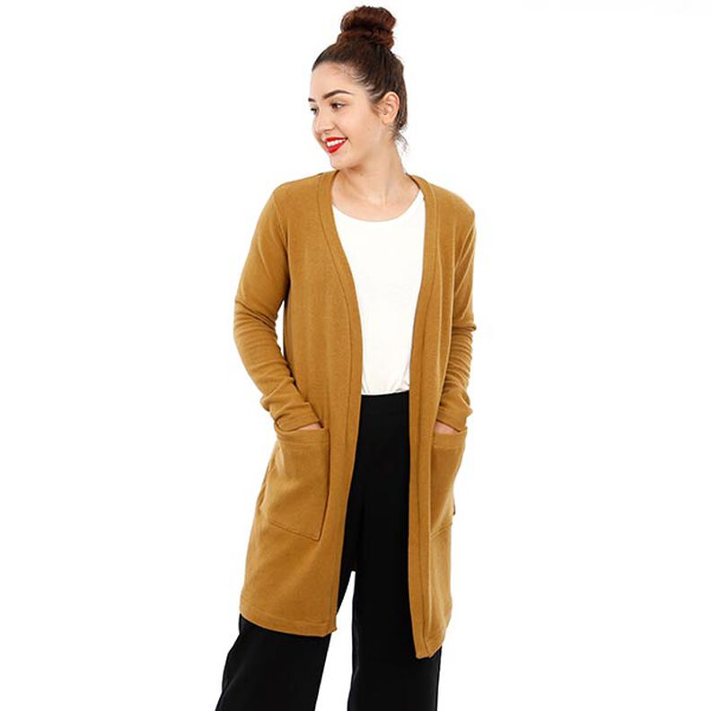 FRAU JACKY - cardigan med påsydda fickor, Studio Schnittreif | XS - XXL,  image number 2