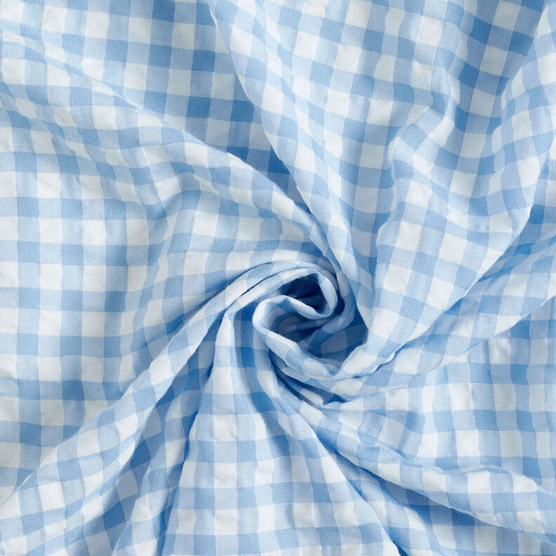 Bäckebölja stora vichyrutor – vit/ljusblått,  image number 3
