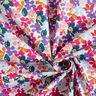 Behandlad bomull Pastellblommor – vit/lila,  thumbnail number 4