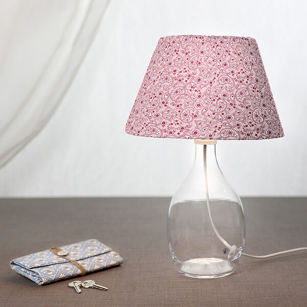 Bomullstyg Kretong Paisley – rosa, image number 8