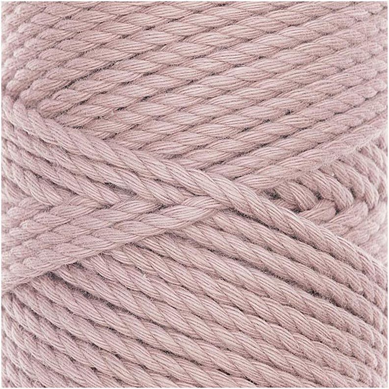 Creative Cotton Cord Skinny Makramégarn [3mm] | Rico Design - gammalt rosa,  image number 2