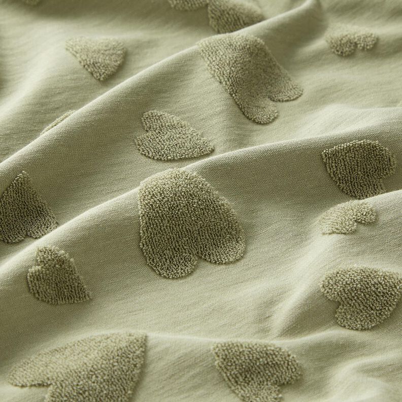 frott&eacute;jersey hj&auml;rtan &ndash; gr&aring;beige,  image number 2