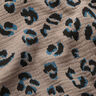 Muslin/Dubbel-krinkelväv Leopardmönster – mullvad/petrol,  thumbnail number 2