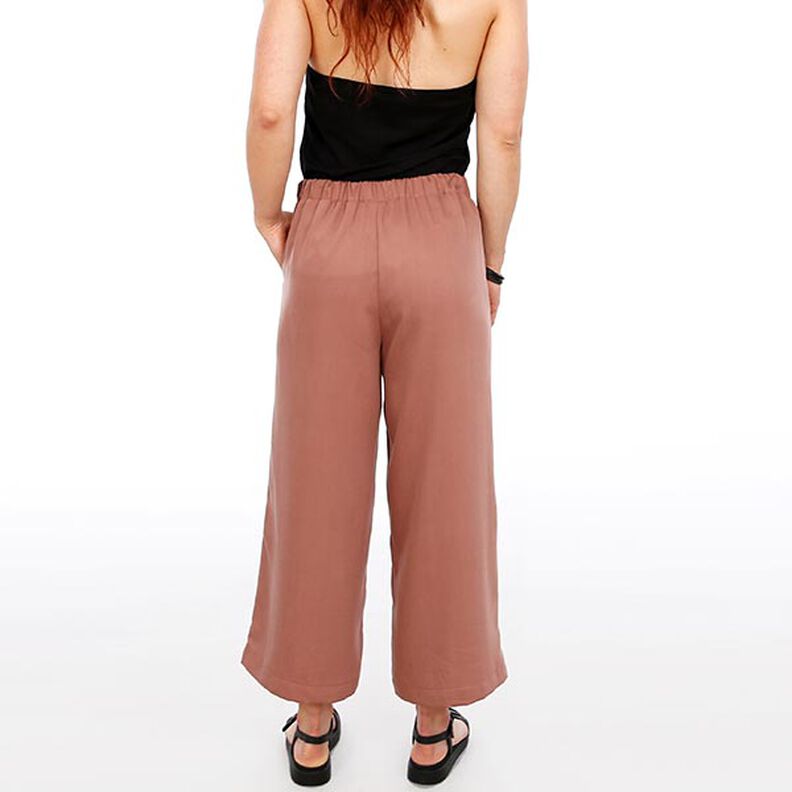 FRAU HEDDA - culotte-byxor med breda ben och resår i midjan, Studio Schnittreif | XS - XXL,  image number 4