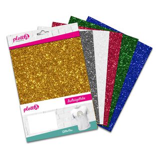 PlottiX GlitterFlex Bundle [20 x 30 cm | 6 folier], 