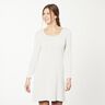 Ribbad jersey Enfärgad – yllevit,  thumbnail number 8