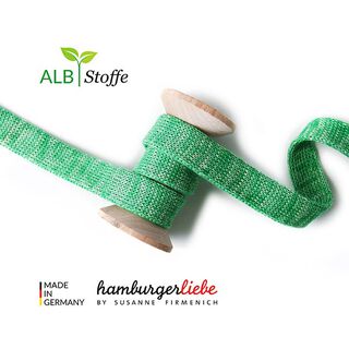 GOTS Ekologisk hoodie snodd CORD ME Melange [20 mm] | Albstoffe | Hamburger Liebe, 
