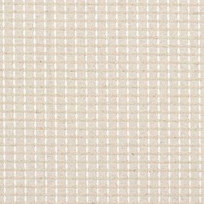 Dekorationstyg Jacquard rutig struktur &ndash; natur, 