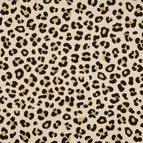 Dekorationstyg Gobeläng Leopard – ljusbeige/svart, 