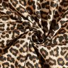 Dekorationstyg Halvpanama elegant leopardmönster – svart/natur,  thumbnail number 3