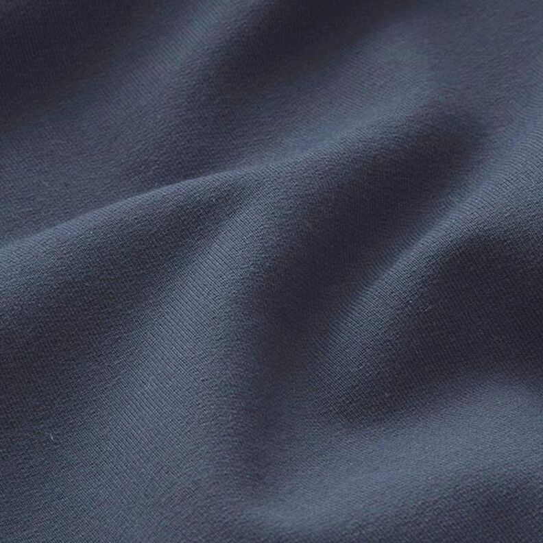 Lätt bomullssweat enfärgad – nattblå,  image number 4