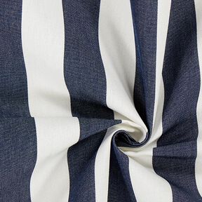 Markistyg Ränder Toldo – vit/marinblått, 
