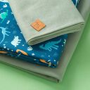 tygpaket jersey dinosarievärld | PETIT CITRON – petrol, 