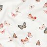 Muslin/Dubbel-krinkelväv Vackra fjärilar Digitaltryck | Poppy Fabrics – elfenbensvit/persikofärgad,  thumbnail number 2