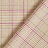 Viskosmix glencheck med lurex – mandel/druva,  thumbnail number 4