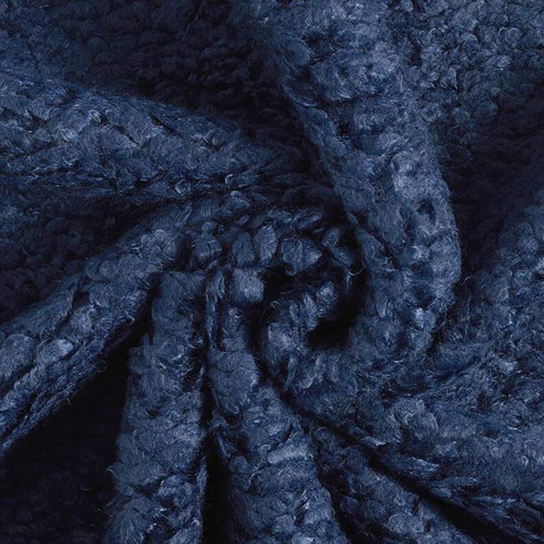 Läderimitation med fuskpäls på baksidan enfärgad – svart/marinblått,  image number 6