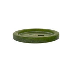 Plastknapp 2-håls Basic - oliv, 