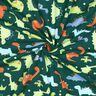 Sommarsweat dinosaurier | Poppy Fabrics – blågran/ljusgrön,  thumbnail number 3