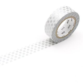 Masking Tape Prickar 1 – vit/silver, 