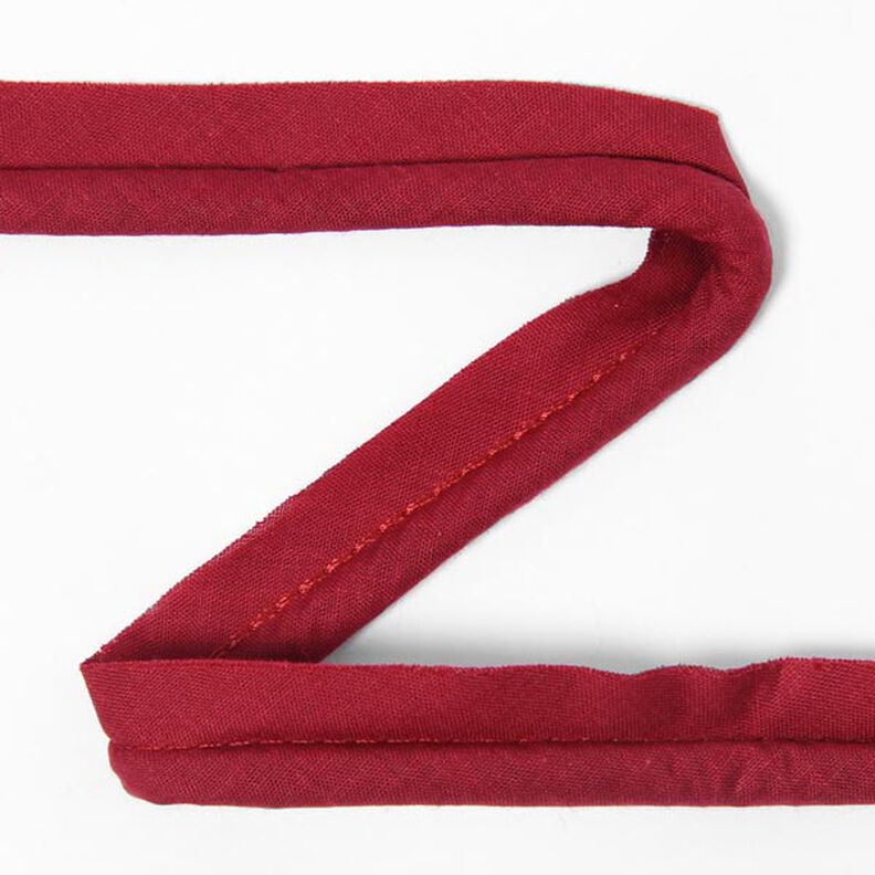 Passpoalband av bomull [20 mm] - röd,  image number 1
