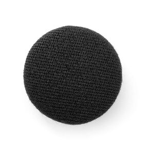 Klädd knapp, Bi-stretch Gabardin – svart, 