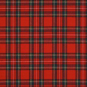 Skotskrutig Tartan Små rutor – rött, 
