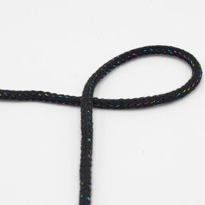 bomullssnodd Lurex [Ø 5 mm] – svart, 
