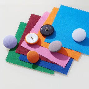 Klädd knapp, Classic Poly – pastellfläder, 