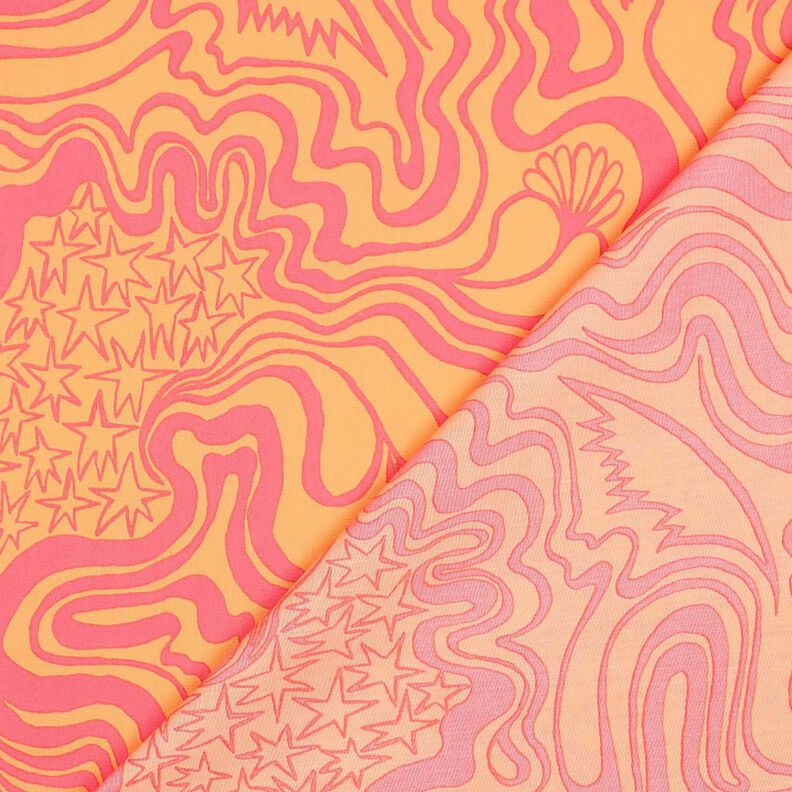 Bomullspoplin The Wanderer | Nerida Hansen – apricot/pink,  image number 4