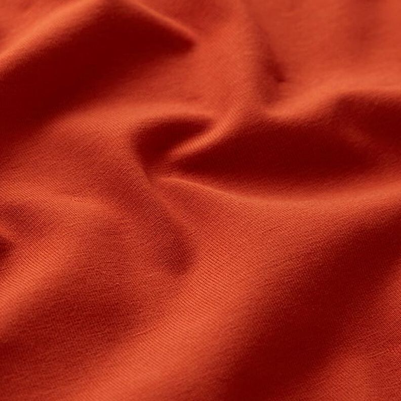 GOTS Bomullsjersey | Tula – terracotta, image number 2
