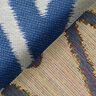 Outdoortyg jacquard Ikatmönster – blå,  thumbnail number 4