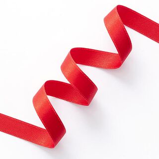 Återvunnet satinband  – rött, 