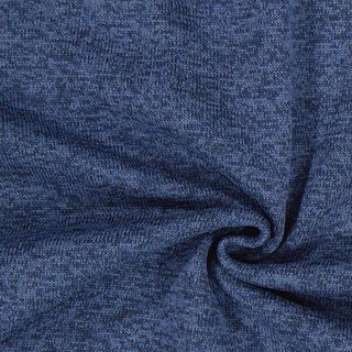 Stickad fleece – marinblått, 