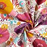 Bomullstyg Kretong Blommor – rött,  thumbnail number 3