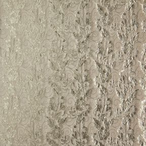 Klädtyg jacquard Brokad blommor – mullvad, 