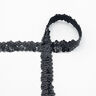Elastisk paljettkant [20 mm] – svart,  thumbnail number 1
