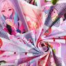 Bomullsjersey manga-kul Digitaltryck | by Poppy – vit/lavender,  thumbnail number 3