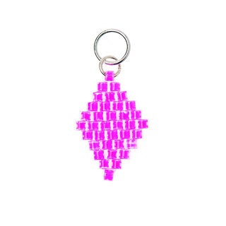 Hängsmycke Brick Stitch Romb [10 mm  x 15 mm] | Rico Design – pink, 