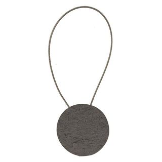Omtag med magnetlås av sten [21,5cm] – grått, 