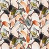 Bomullsjersey Digitaltryck med akvarellblommor – koppar/pistage,  thumbnail number 1