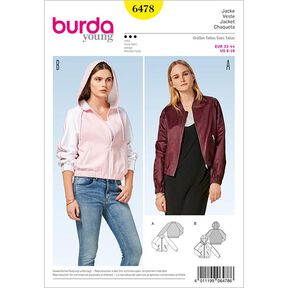 Jacka | Blusjacka, Burda 6478 | 32 - 44, 