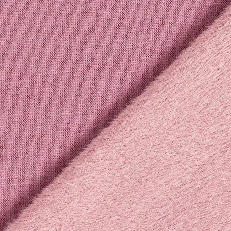 Alpfleece Mjuk sweat Enfärgat – gammalt rosa,  image number 5