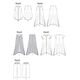 Topp|Klänning|Byxor, Butterick 5655|34 - 42,  thumbnail number 7