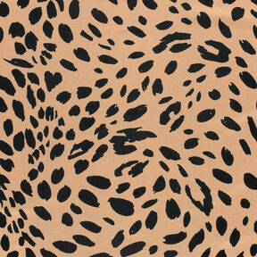 Romanitjersey leopardmönster – moka/svart, 